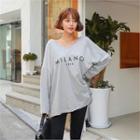 Knot-back Oversized T-shirt