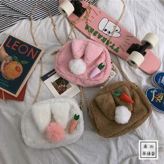 Fluffy Rabbit Crossbody Bag