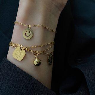 Medallion Layered Bracelet