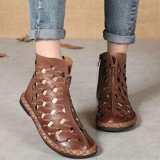 Cut-out Short Boots