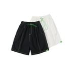 Contrast Bungee Cord Shorts