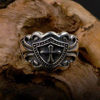 Cross Metal Ring