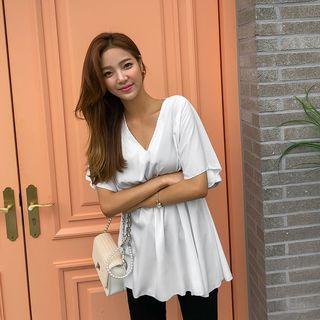 V-neck Empire Blouse
