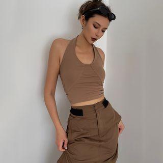 Plain Halter Top In 6 Colors
