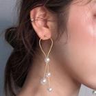 Beaded Drop Earring 1 Pair - 925 Silver Needle - As Shown In Figure - One Size
