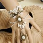 Pearl Lace Ring Bracelet