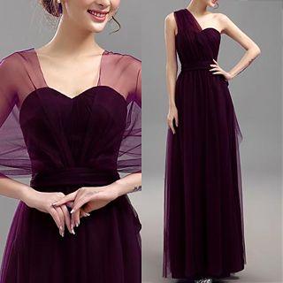 Strapless A-line Evening Gown