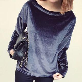 Velvet Long-sleeve T-shirt
