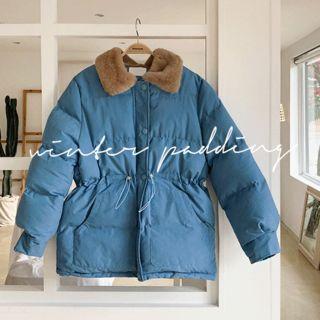 Collar-detail Padded Jacket