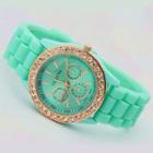 Rhinestone Silicone Bracelet