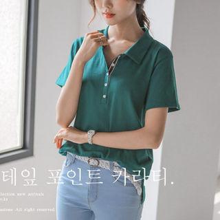 Short-sleeve Cotton Polo Shirt
