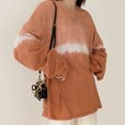 Tie-dyed Pullover Orange - One Size