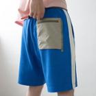 Color-block Drawstring Shorts