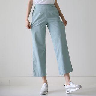 Waistband Semi Wide Pants