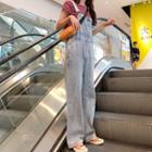 Washed Straight-cut Jumper Pants