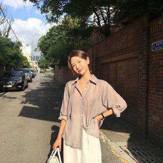 Plain Sheer Blouse