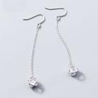 925 Sterling Silver Caged Rhinestone Dangle Earring