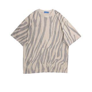 Zebra Print Short-sleeve Tee