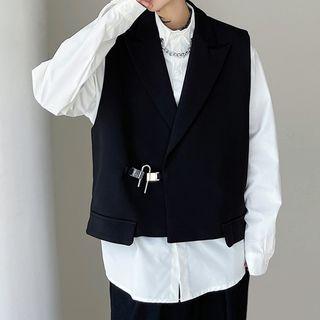 Metal-closure Chained Vest