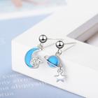 Planet Moon & Star Dangle Earring As Shown In Figure - One Size