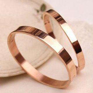 Mirrored Rose Gold Bangle