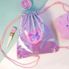 Pvc Heart Drawstring Backpack