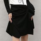 Asymmetrical Ruffled A-line Skirt