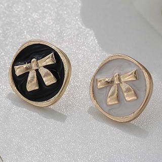 Bow Glaze Alloy Earring