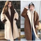 Two-tone Sherpa Fleece Coat