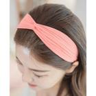 Knotted Shirred Hair Band