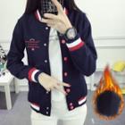 Contrast Stripe Button Jacket