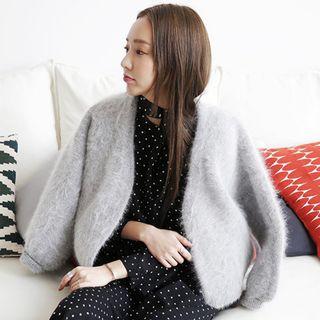 Lantern Sleeve V-neck Jacket