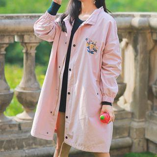Embroidered Trench Jacket