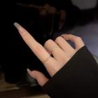 Cz Ring J595 - Gold - One Size
