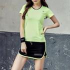 Set: Short-sleeve Sports T-shirt + Sports Skort