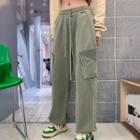 Patchwork Drawstring Sweatpants