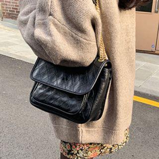 Quilting Shoulder Bag Black - One Size