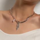 Fire Necklace Silver - One Size