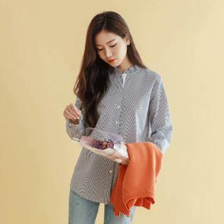 Frilled-edge Blouse