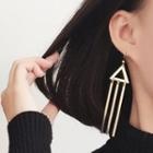 Triangle Tasseled Earrings / Ear Cuffs