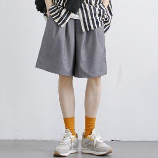 Plain Straight Leg Oversized Dress Pants