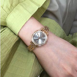 Rhinestone Trim Watch
