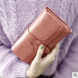 Belted Trifold Long Wallet
