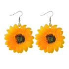 Resin Daisy Dangle Earring 1 Pair - As Shown In Figure - One Size
