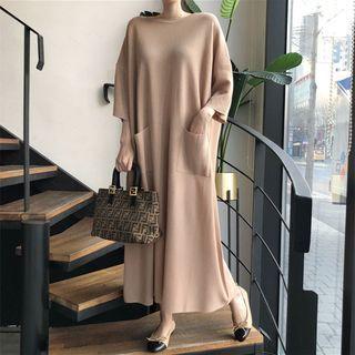 Plain Maxi Shift Dress
