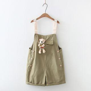 Bear Applique Jumper Shorts