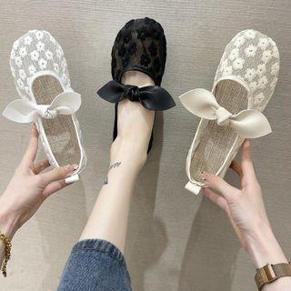 Ribbon Lace Mary Jane Shoes