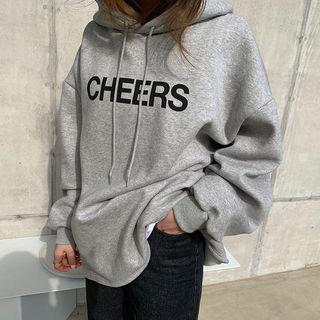 Over-fit Letter Hoodie