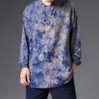 Printed Hooded Frog Buttoned Shirt