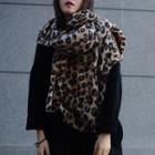 Leopard Print Scarf As Shown In Figure - One Size